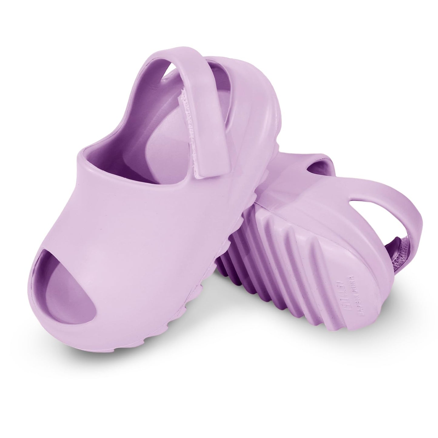 bolukets Toddler Little Kids Slides Sandals, Summer Slip On Lightweight Slippers for Boys and Girls, Beach Pool Anti-Slip Water Shoes Indoor Outdoor Sandals