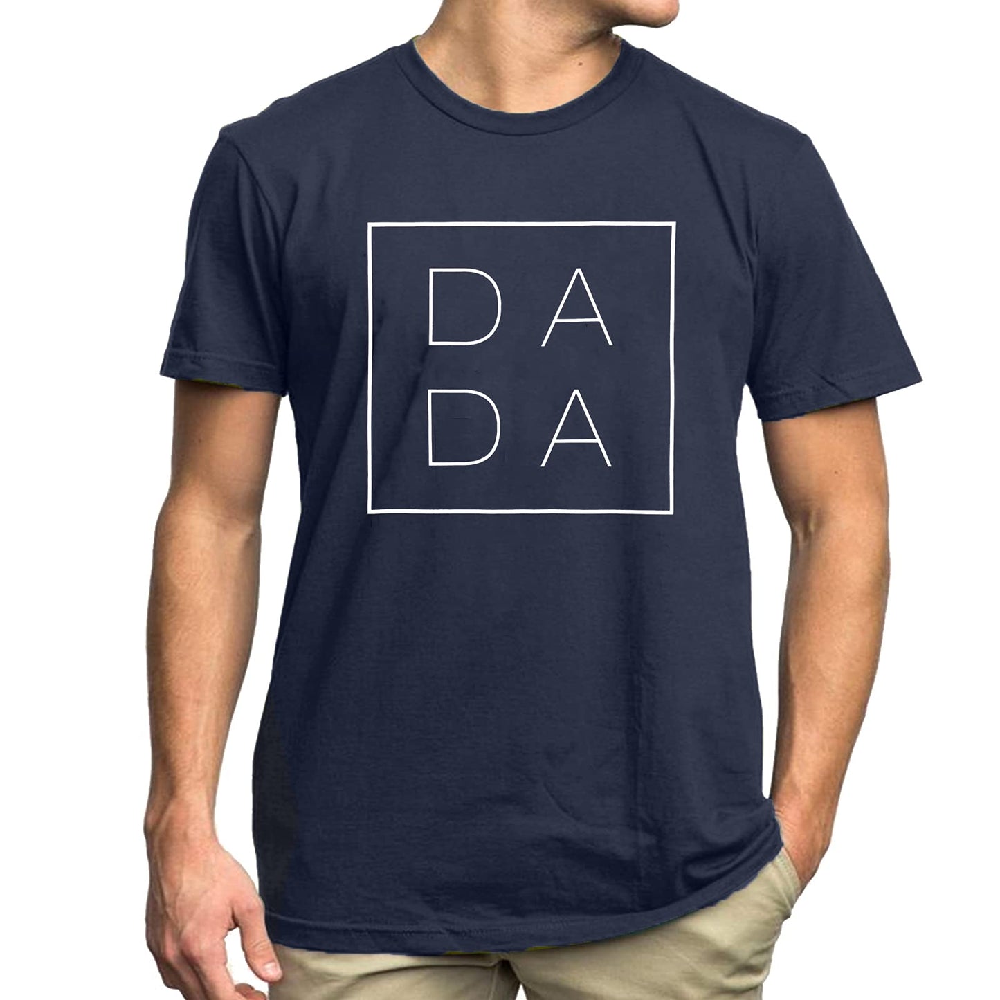 MNLYBABY Dad Shirts for Men Funny DADA Letter Print Graphic Tshirts Father Daddy Papa Gifts Tee Tops