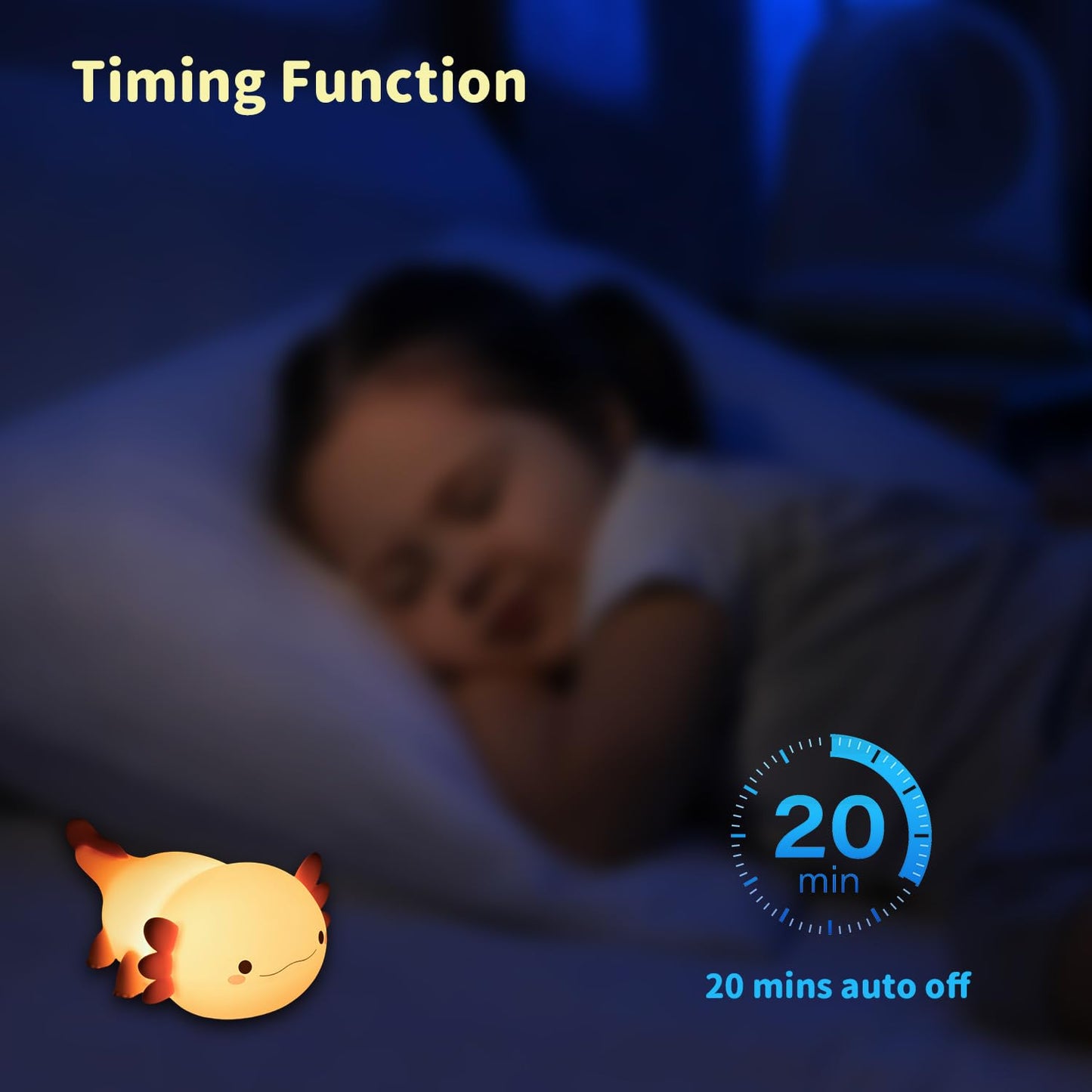 Led Cute Dog Night Light, Dimmable Nursery Puppy Kawaii Lamps, Super Squishy Silicone USB Rechargeable Touch Control Night Lamp for Kids Adults, Used for Camping Party Room Decor (Dog)