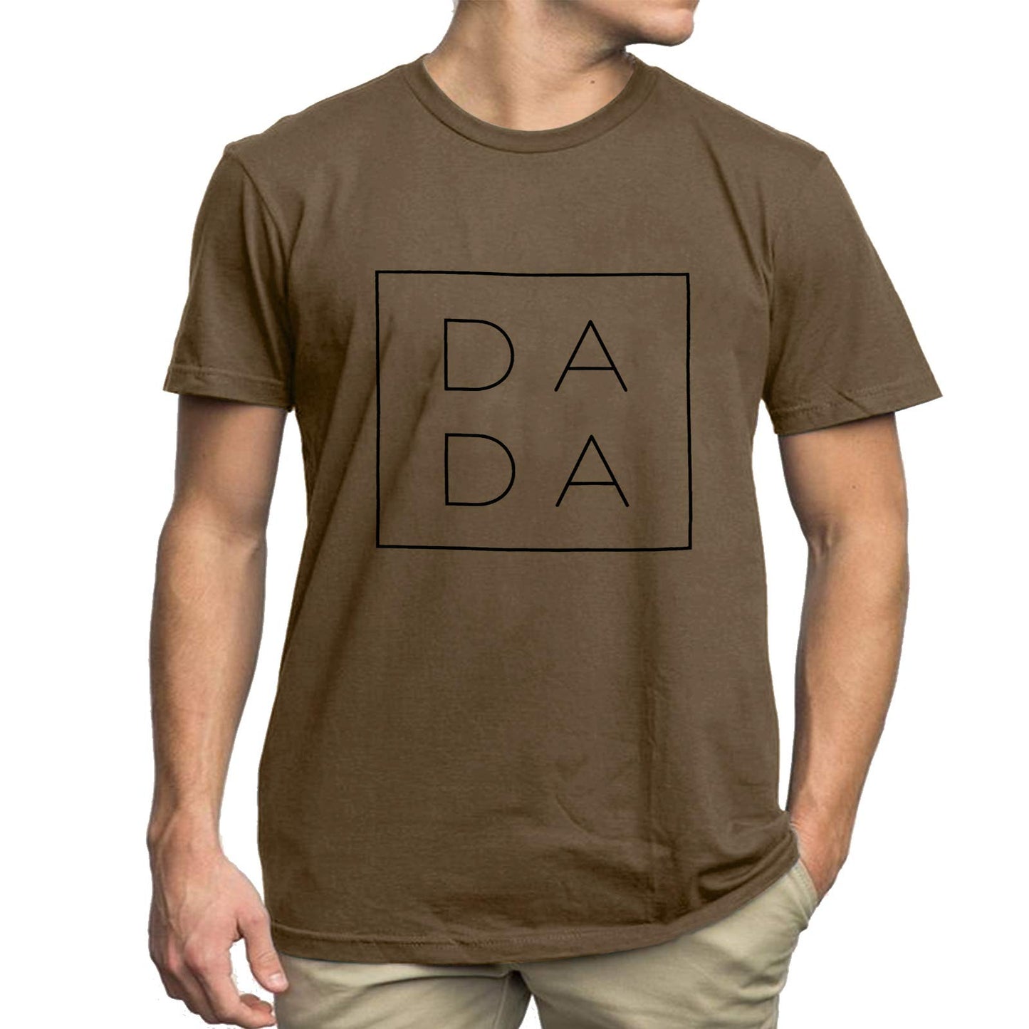 MNLYBABY Dad Shirts for Men Funny DADA Letter Print Graphic Tshirts Father Daddy Papa Gifts Tee Tops