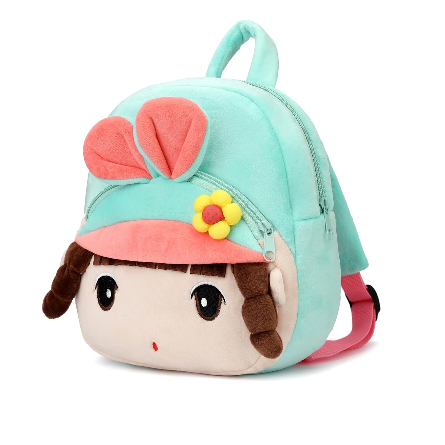 Cute Toddler Backpack Plush Animal Cartoon Mini Travel Daycare Bag for Baby Girl Boy 2-6 Years (Shark Blue)