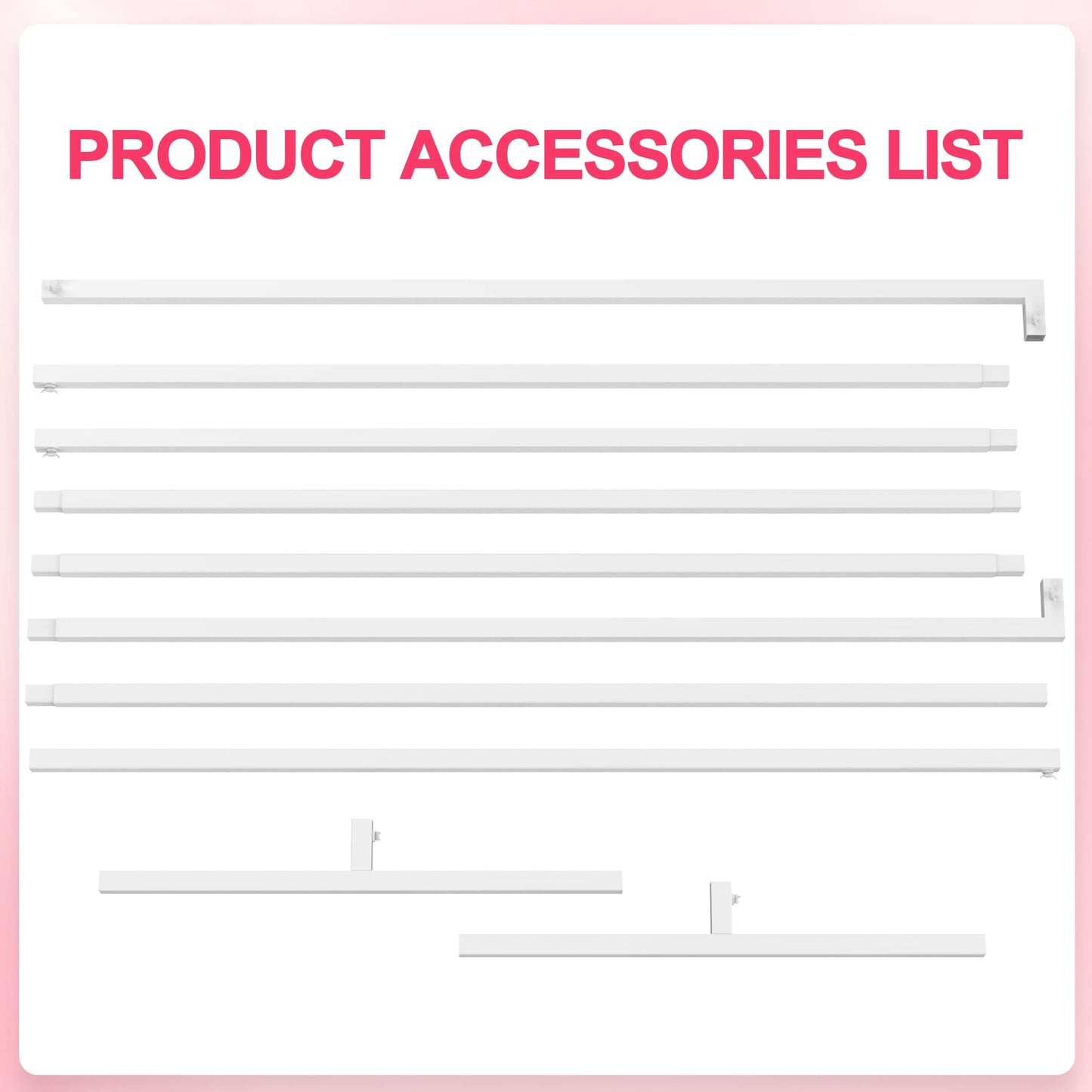 Wokceer Wedding Arch Backdrop Stand Square 6.6FTx6.6FT Gold Metal Balloon Arch Stand Garden Arbor Backdrop Frame for Wedding Birthday Party Baby Shower Photo Booth Background Decoration