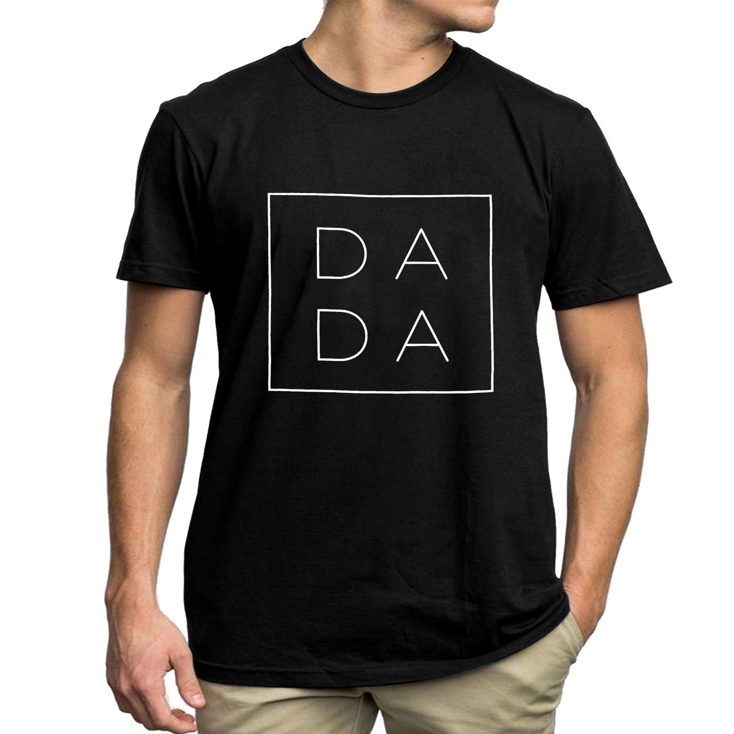 MNLYBABY Dad Shirts for Men Funny DADA Letter Print Graphic Tshirts Father Daddy Papa Gifts Tee Tops