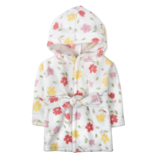 Baby and Infant Bath Robe with Hood and Baby Beach Cover Up for Boys and Girls 0-9 Months (Enchanted Evening)