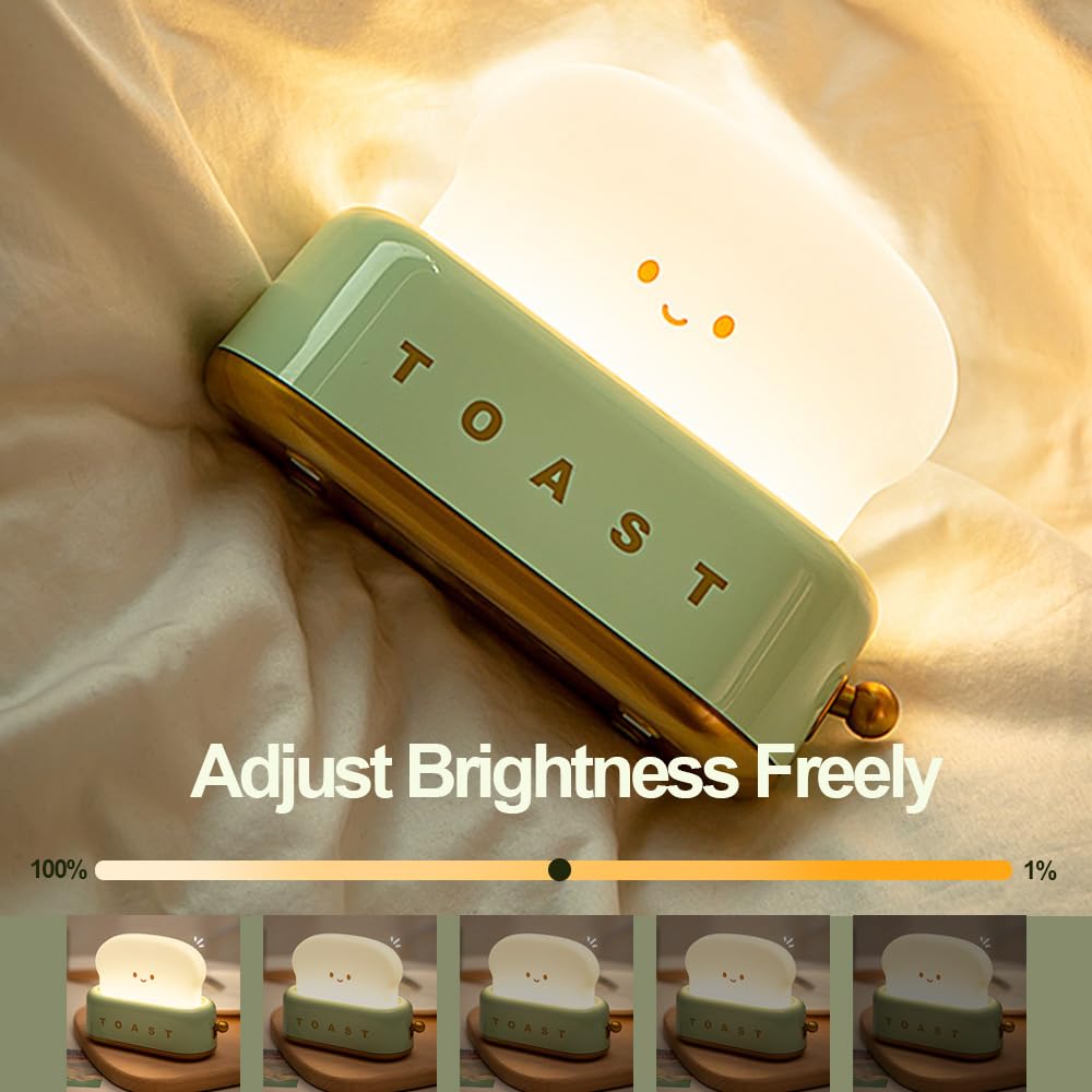 Led Cute Dog Night Light, Dimmable Nursery Puppy Kawaii Lamps, Super Squishy Silicone USB Rechargeable Touch Control Night Lamp for Kids Adults, Used for Camping Party Room Decor (Dog)