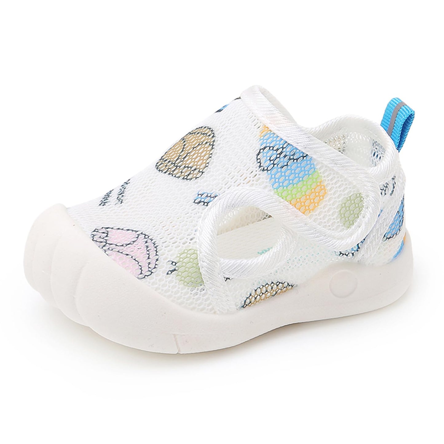 RVROVIC Boys Girls Athletic Sports Sandals Open-Toe Breathable Rubber Sole Beach Water Shoes for Toddler