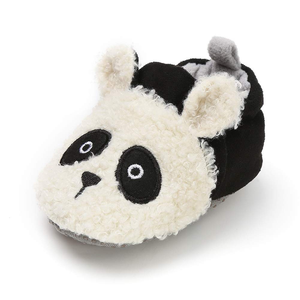 Baby Boys Girls Soft Plush Slippers Cartoon Toddler Infant Warm Winter House Shoes