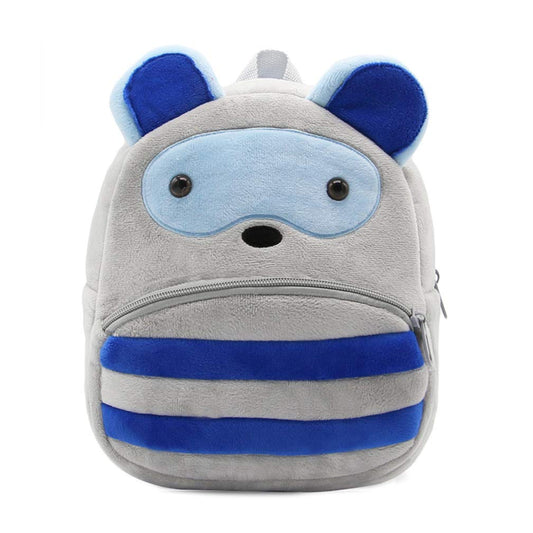 Ladyzone Toddler Backpack Zoo Animals Backpacks Cute Plush Bag Cartoon 10" Preschool Book Bag For 2+ Years Girls Boys