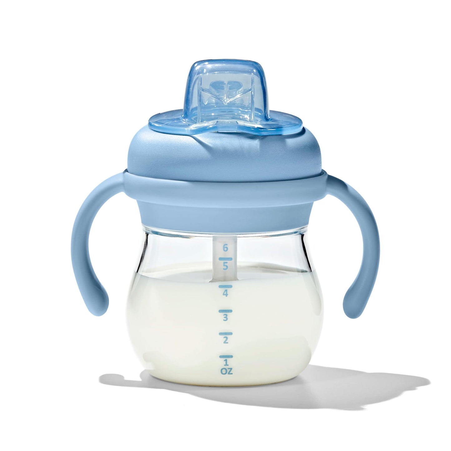 OXO Tot Transitions Soft Spout Sippy Cup with Removable Handles - 6 oz. - Blossom