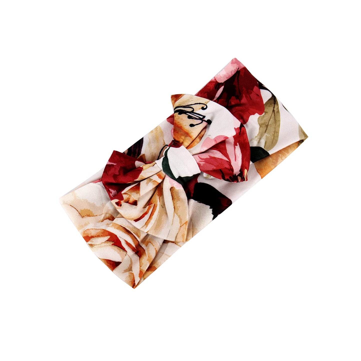 Galabloomer Newborn Receiving Blanket Headband Set Baby Flower Swaddle (vintage flower)