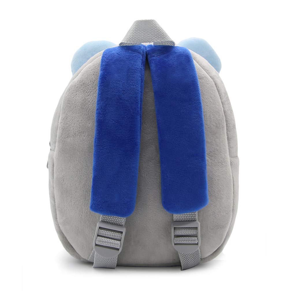 Ladyzone Toddler Backpack Zoo Animals Backpacks Cute Plush Bag Cartoon 10" Preschool Book Bag For 2+ Years Girls Boys