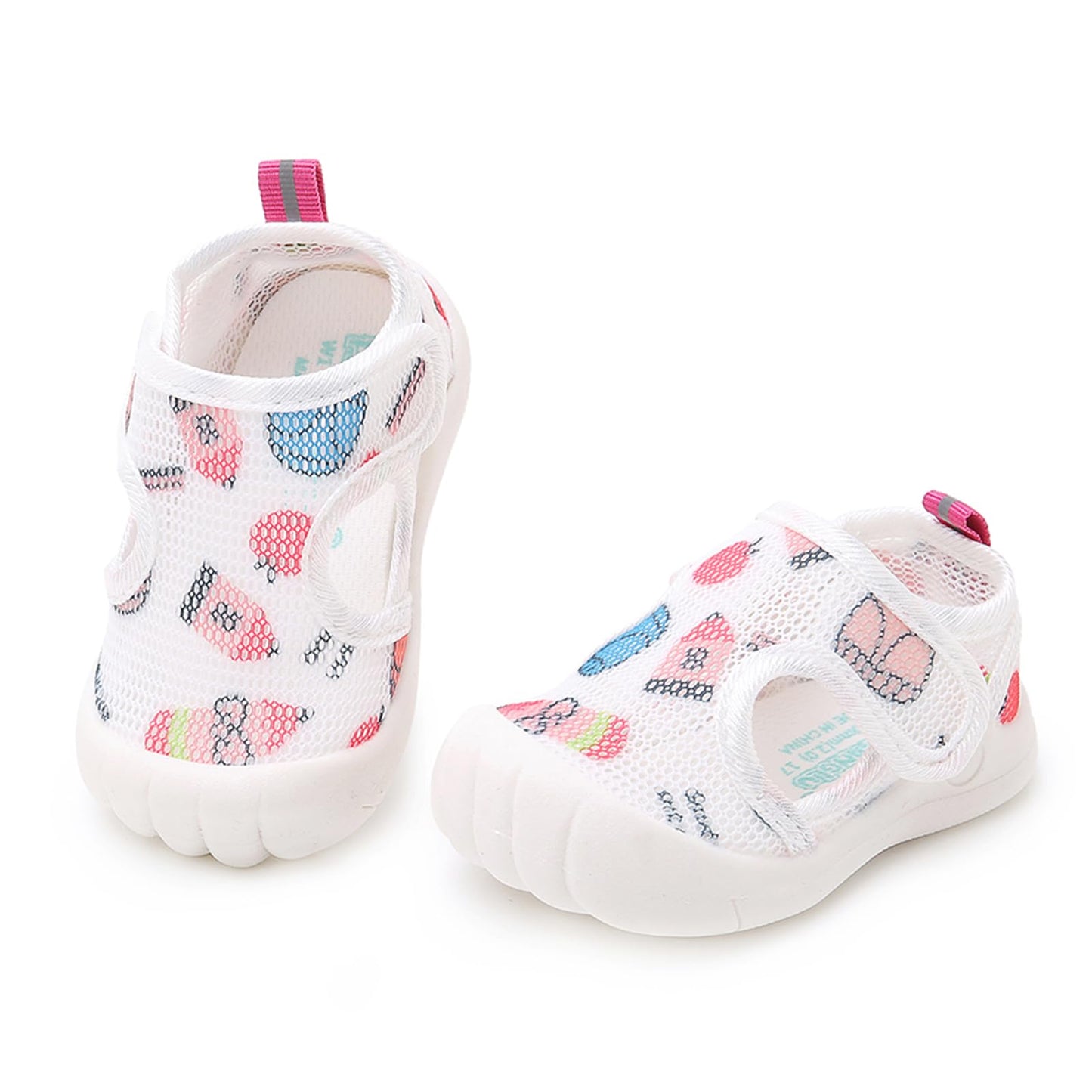 RVROVIC Boys Girls Athletic Sports Sandals Open-Toe Breathable Rubber Sole Beach Water Shoes for Toddler