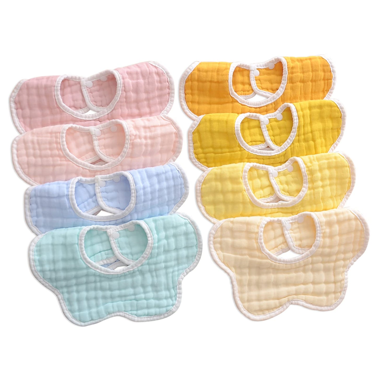 Baby Bibs Muslin Drool Teething Drooling Bibs for Baby Girl Boy Muslin Cotton