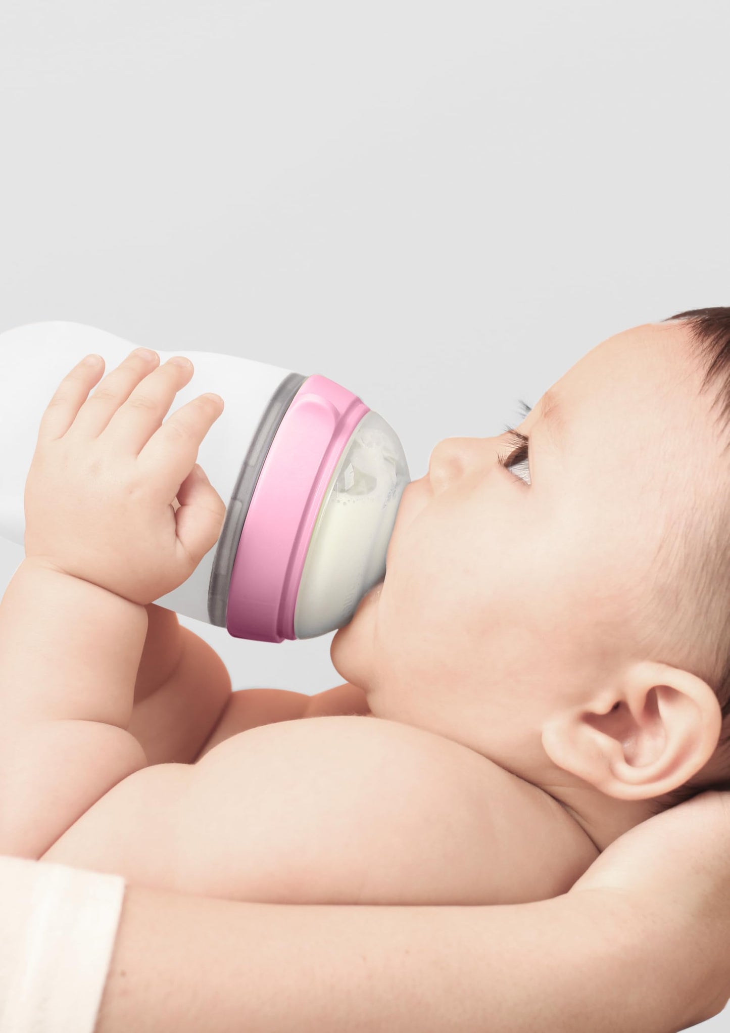 Comotomo Baby Bottle Double Pack, Pink, 5oz