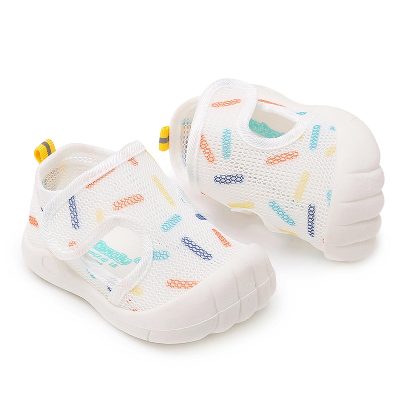 RVROVIC Boys Girls Athletic Sports Sandals Open-Toe Breathable Rubber Sole Beach Water Shoes for Toddler