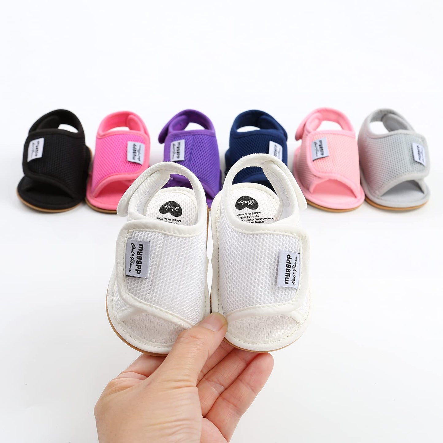 Baby Girls Boys Summer Sandals Unisex Infant Premium Soft Anti-Slip Rubber Sole Toddler Outdoor Beach Walking Shoes