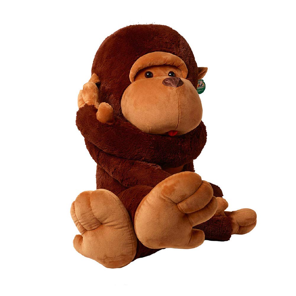 Large Stuffed Monkey Giant Monkey Stuffed Animal Big Stuffed Gorilla Plush Toy for Kids and Girlfriends (43.3 Inches)