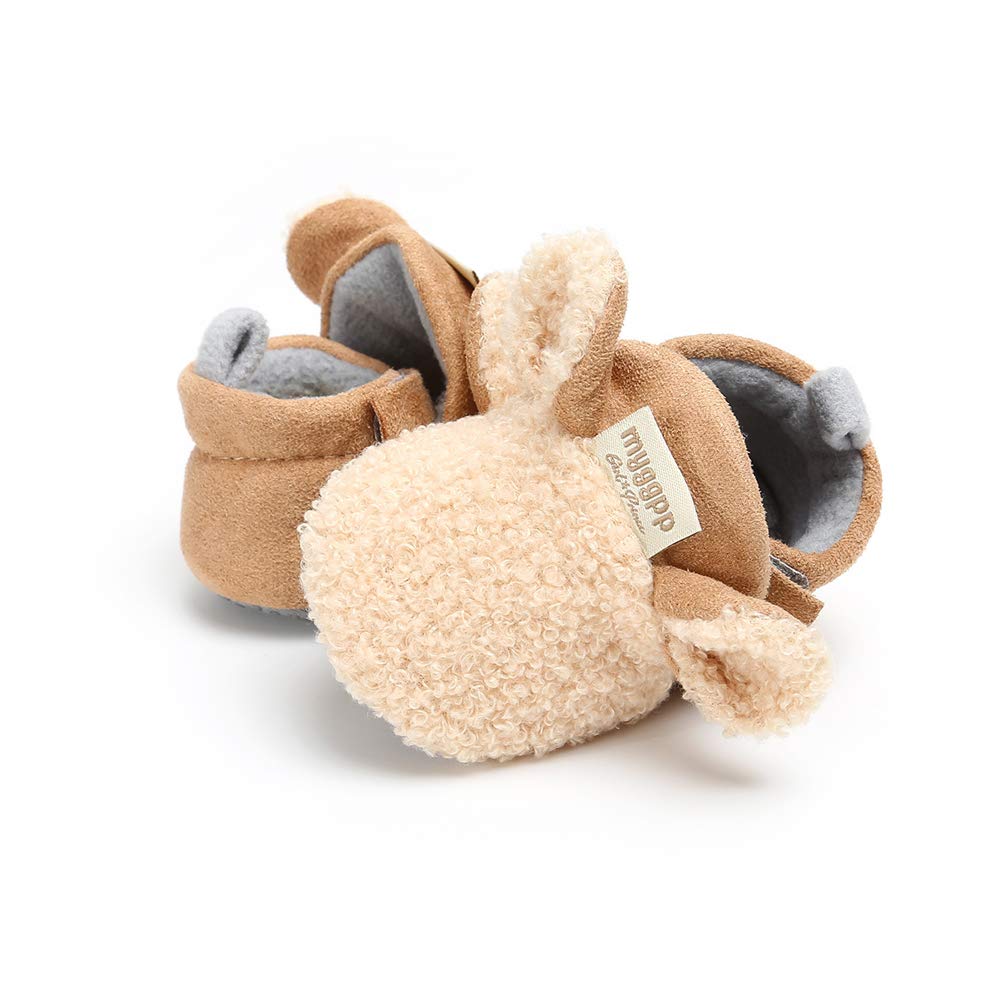 Baby Boys Girls Soft Plush Slippers Cartoon Toddler Infant Warm Winter House Shoes