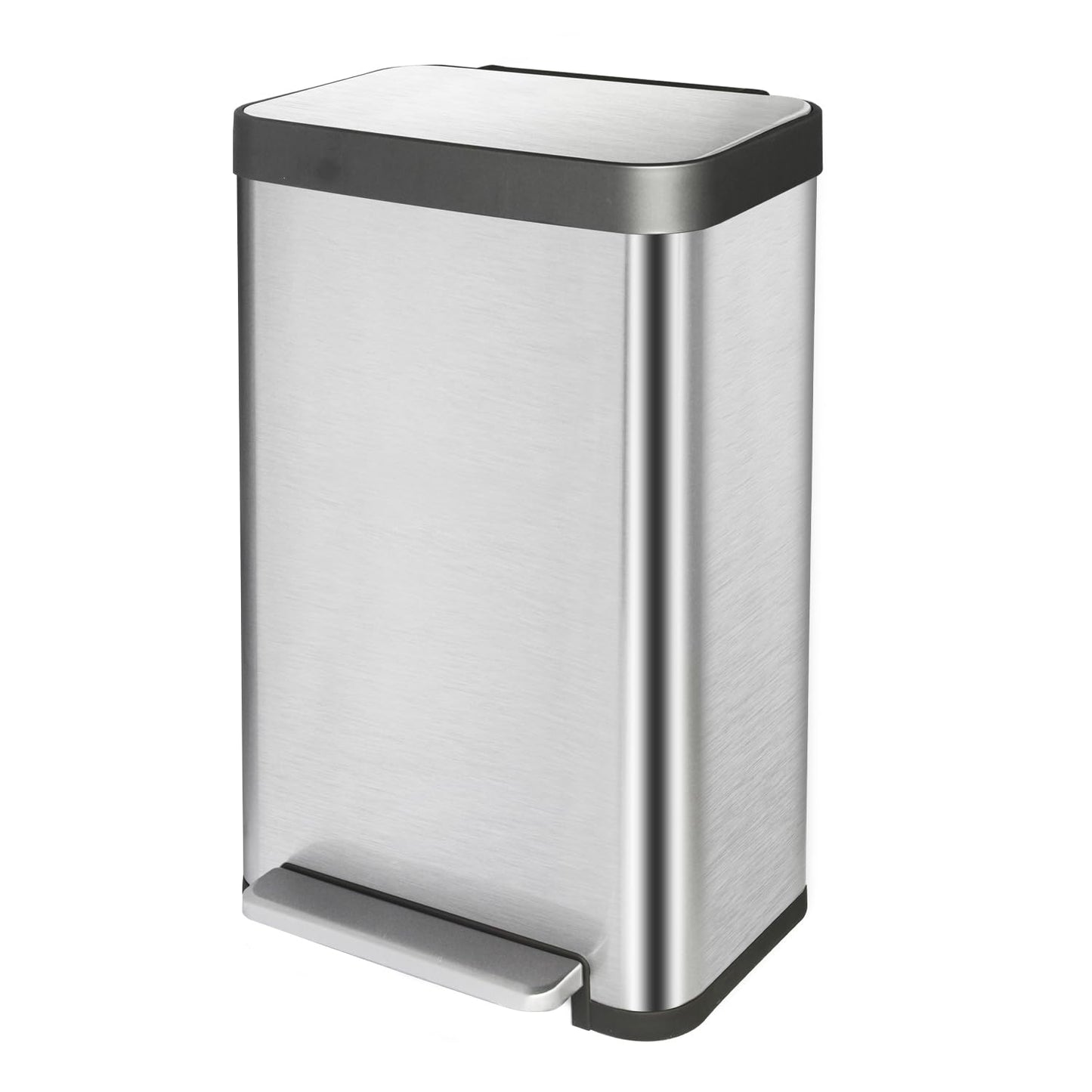 Diaper Pail, Baby Diaper Trash Can with Removal Inner Liner, Childproof Lock, Stainless Steel Garbage Pail with lid, Soft Close, Odor Control Diaper Disposal Bin, 4 Gallon Pink Diaper Can