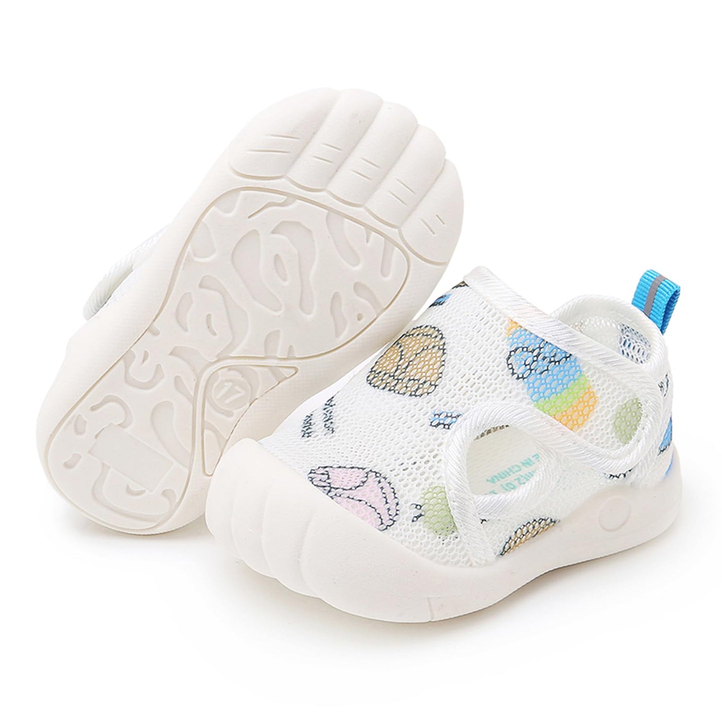 RVROVIC Boys Girls Athletic Sports Sandals Open-Toe Breathable Rubber Sole Beach Water Shoes for Toddler