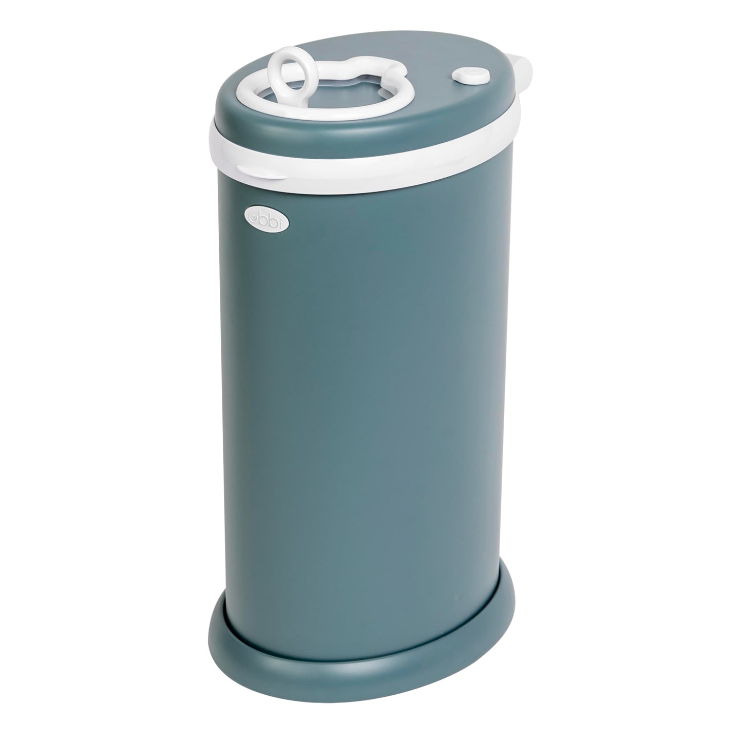 Ubbi Steel Diaper Pail, Odor Locking, No Special Bag Required, Award-Winning, Registry Must-Have, White
