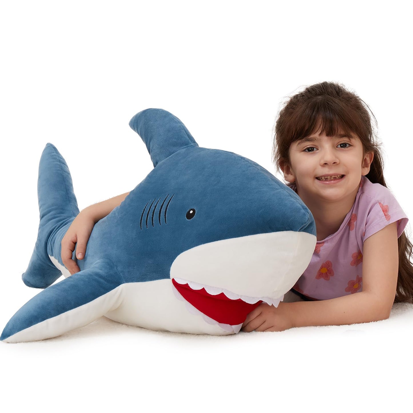 MorisMos Giant Alligator Stuffed Animal, 67inch Soft Large Alligator Plush Toy, Big Stuffed Crocodile Gifts for Kids Boys Girls