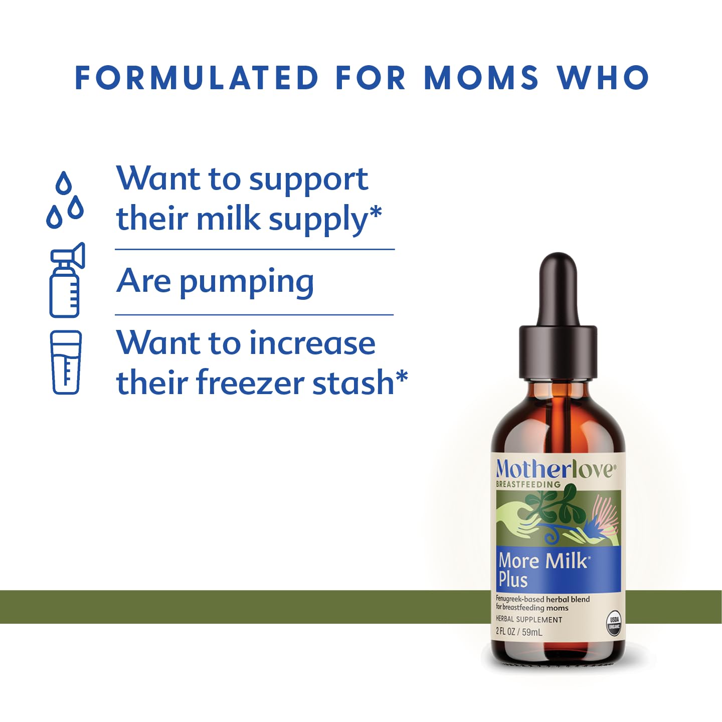 Motherlove More Milk Plus (60 Liquid caps 2 Pack) Fenugreek-Based Lactation Supplement to Support Breast Milk Supply—Non-GMO, Organic Herbs, Vegan, Kosher