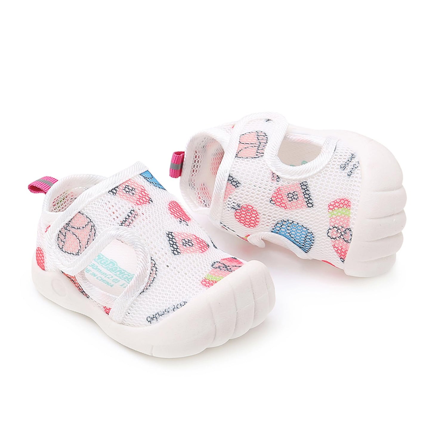 RVROVIC Boys Girls Athletic Sports Sandals Open-Toe Breathable Rubber Sole Beach Water Shoes for Toddler