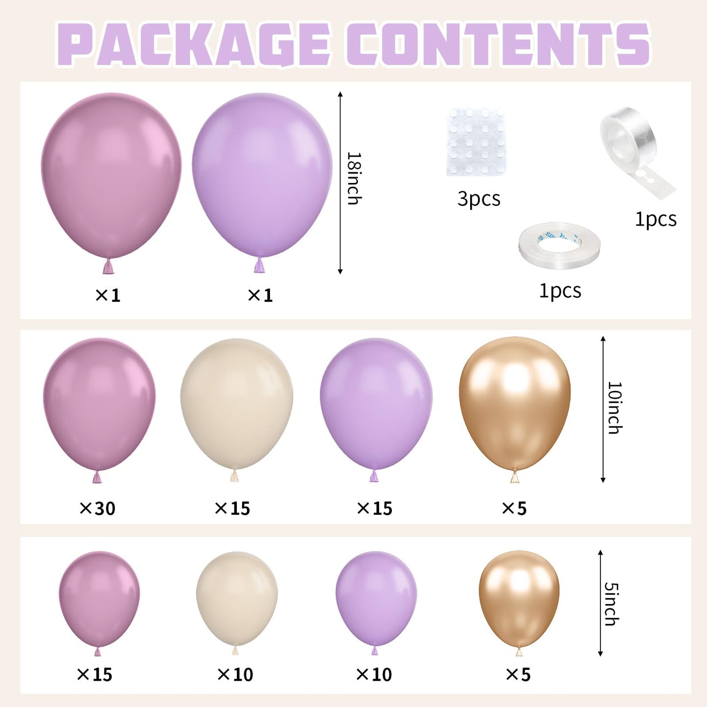 Ivory White Balloon Arch Kit,Boho Balloon Garland with Pastel Orange Cream Beige Champagne Gold White Sand Balloons for Neutral Baby Shower Wedding Boho Bridal Party Decorations