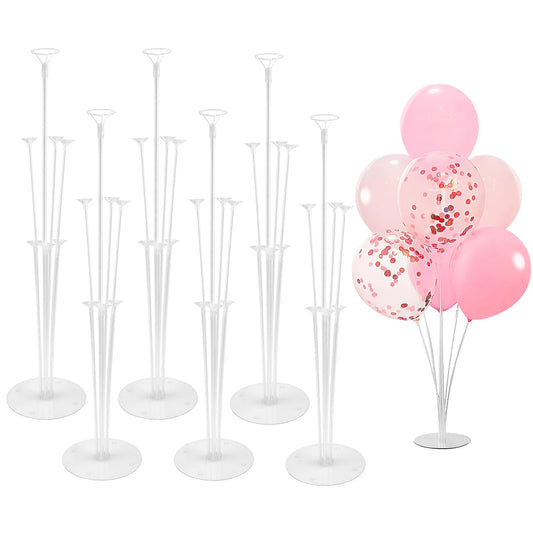 Balloon Stand Kit - 4 Sets with Balloon Sticks, Stands for Table & Floor, Archer with Base for Parties & Decorations