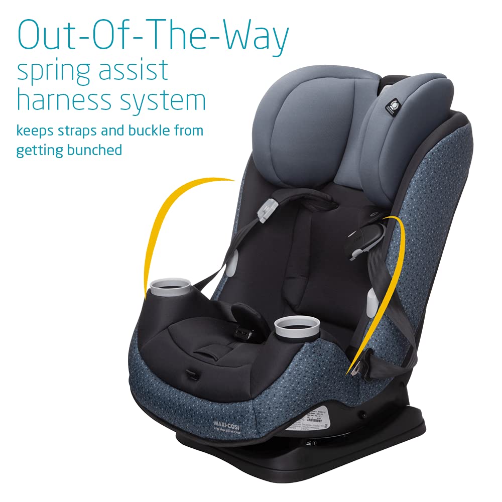Maxi-Cosi Pria Max All-in-One Convertible Car Seat, Rear Facing Car Seat (4-40 lbs), Forward Facing Car Seat (22-65 lbs), High Back Booster Seat (40-100 lbs), Pure COSI, Desert Wonder