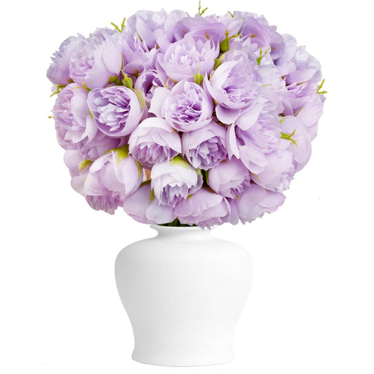 9 Bunches 27 Pcs Yellow Ranunculus Artificial Flowers, Faux Silk Mini Wedding Filler Flowers, DIY Flower Bouquet for Centerpieces, Bridal Shower Decorations, Arrangements & Home Decor(Yellow)