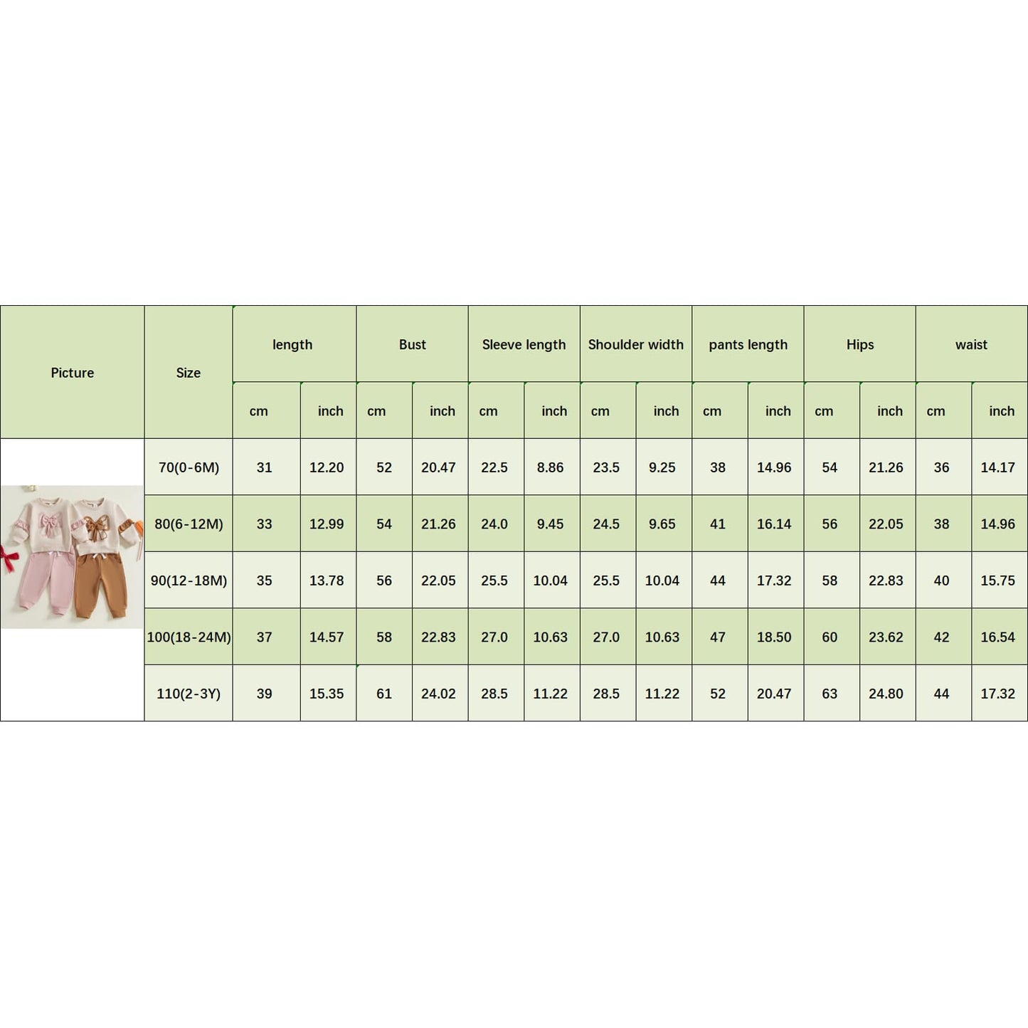 Toddler Baby Girl Clothes Fall Winter Spring 3D Bow Ruffle Long Sleeve Sweatshirt Jogger Pants Set Infant 2PCS Outfit