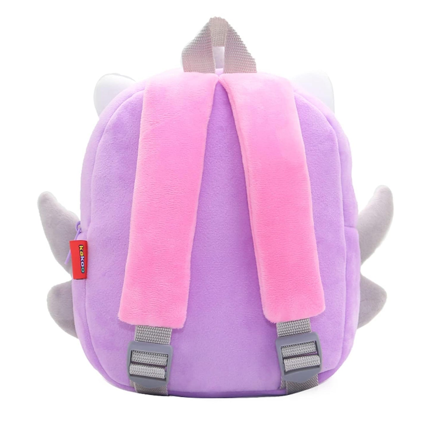 NICE CHOICE Cute Toddler Backpack Toddler Bag Plush Animal Cartoon Mini Travel Bag for Baby Girl Boy 2-6 Years(Grey Elephant)