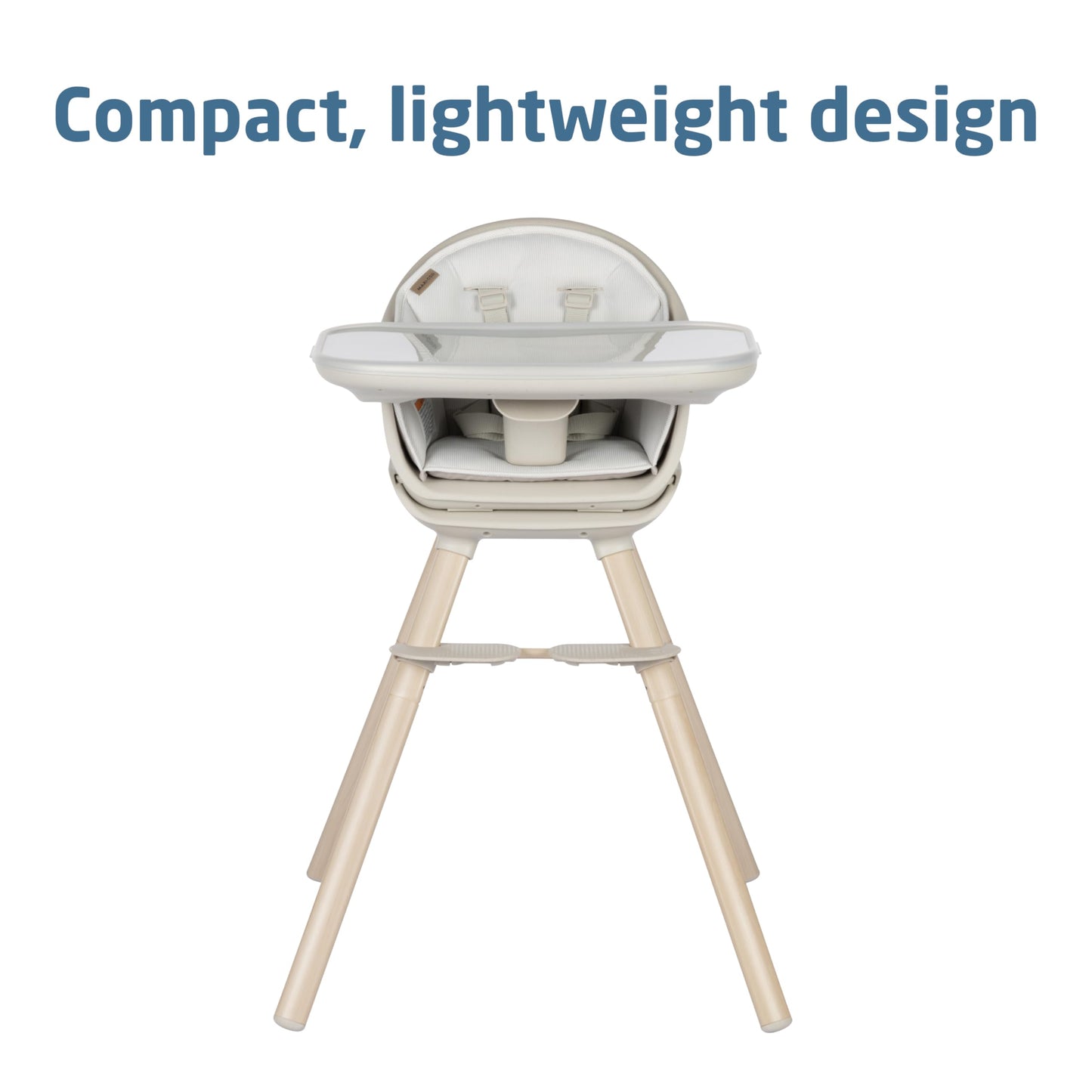 Maxi-Cosi Moa 8-in-1 High Chairs for Babies and Toddlers, Machine Washable Infant High Chair, Compact, Convertible High Chair Lightweight Design, Classic Slate