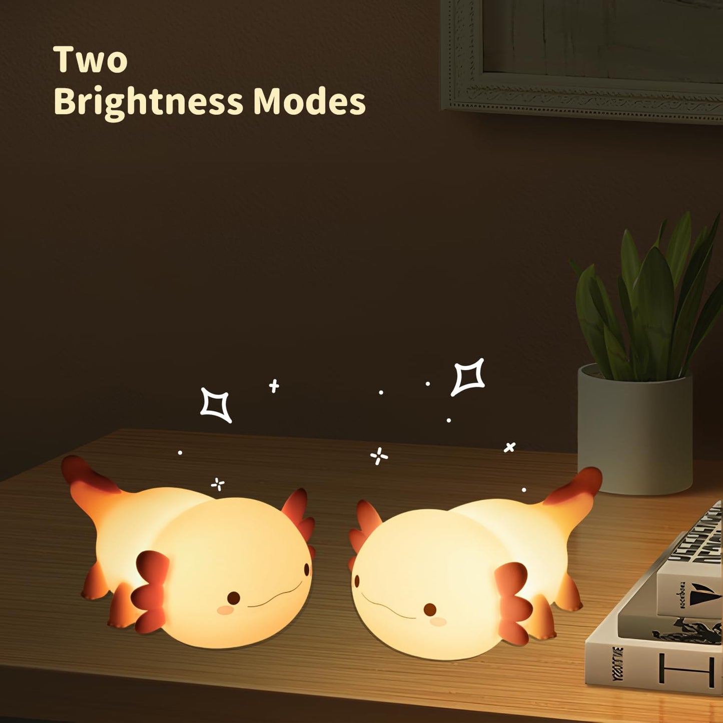 Led Cute Dog Night Light, Dimmable Nursery Puppy Kawaii Lamps, Super Squishy Silicone USB Rechargeable Touch Control Night Lamp for Kids Adults, Used for Camping Party Room Decor (Dog)
