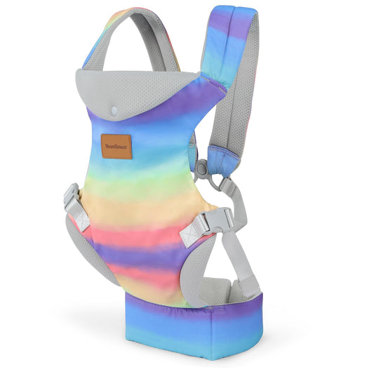 Baby Carrier Newborn to Toddler, Ergonomic Adjustable Toddler Carriers for 7-65 Lbs, Cozy Lightweight Infant Carrier with Neck Support, Baby Holder Carrier with Lumbar Support for Mom Dad