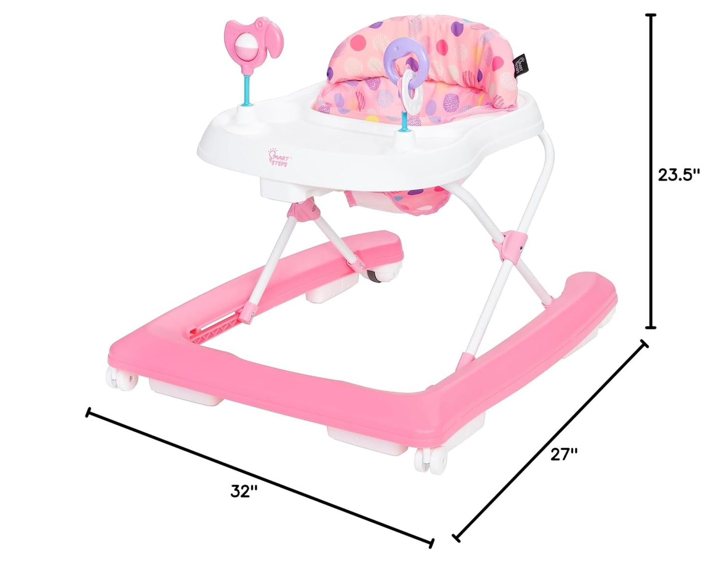 Smart Steps® Trend Activity Walker, Orbits Rose