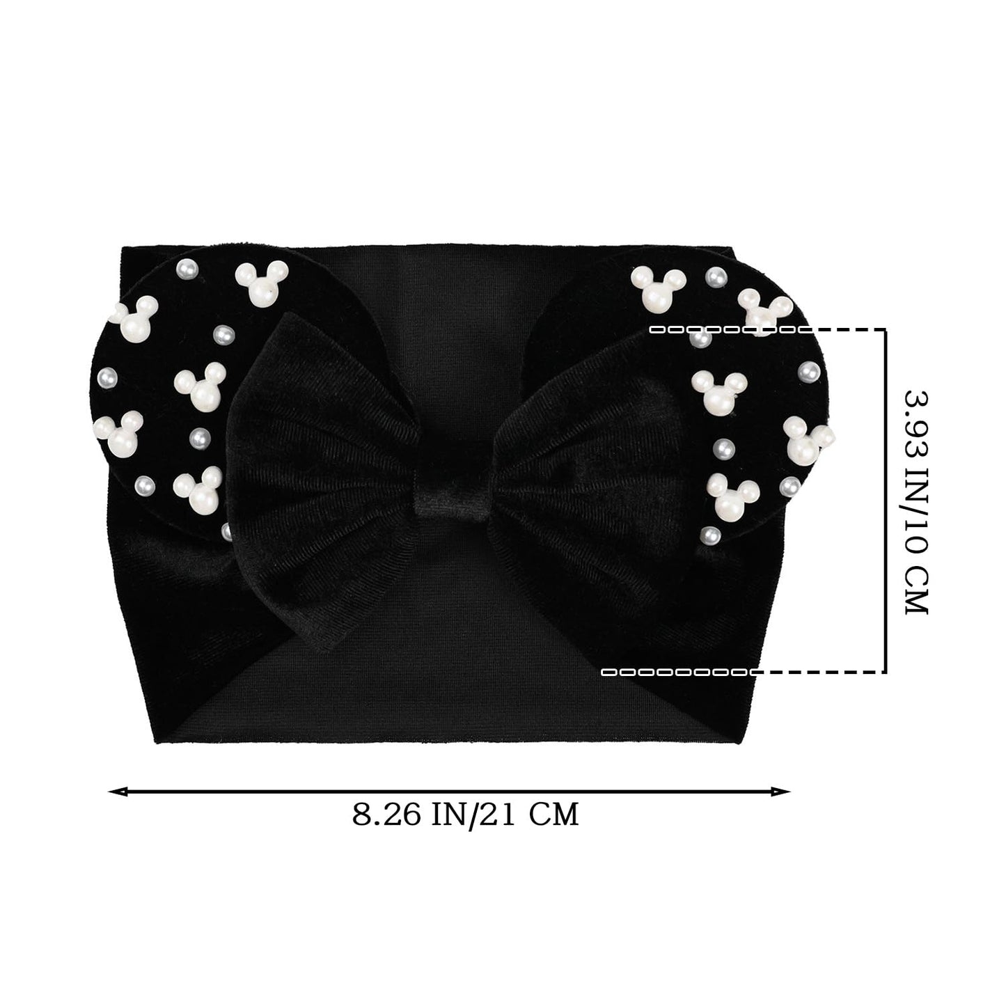 JIAHANG Baby Leopard Bows Turban Knotted Head Wraps, Hair Bows Headbands Stretchy Hair bands for Infant Toddlers Girls (pink leopard)