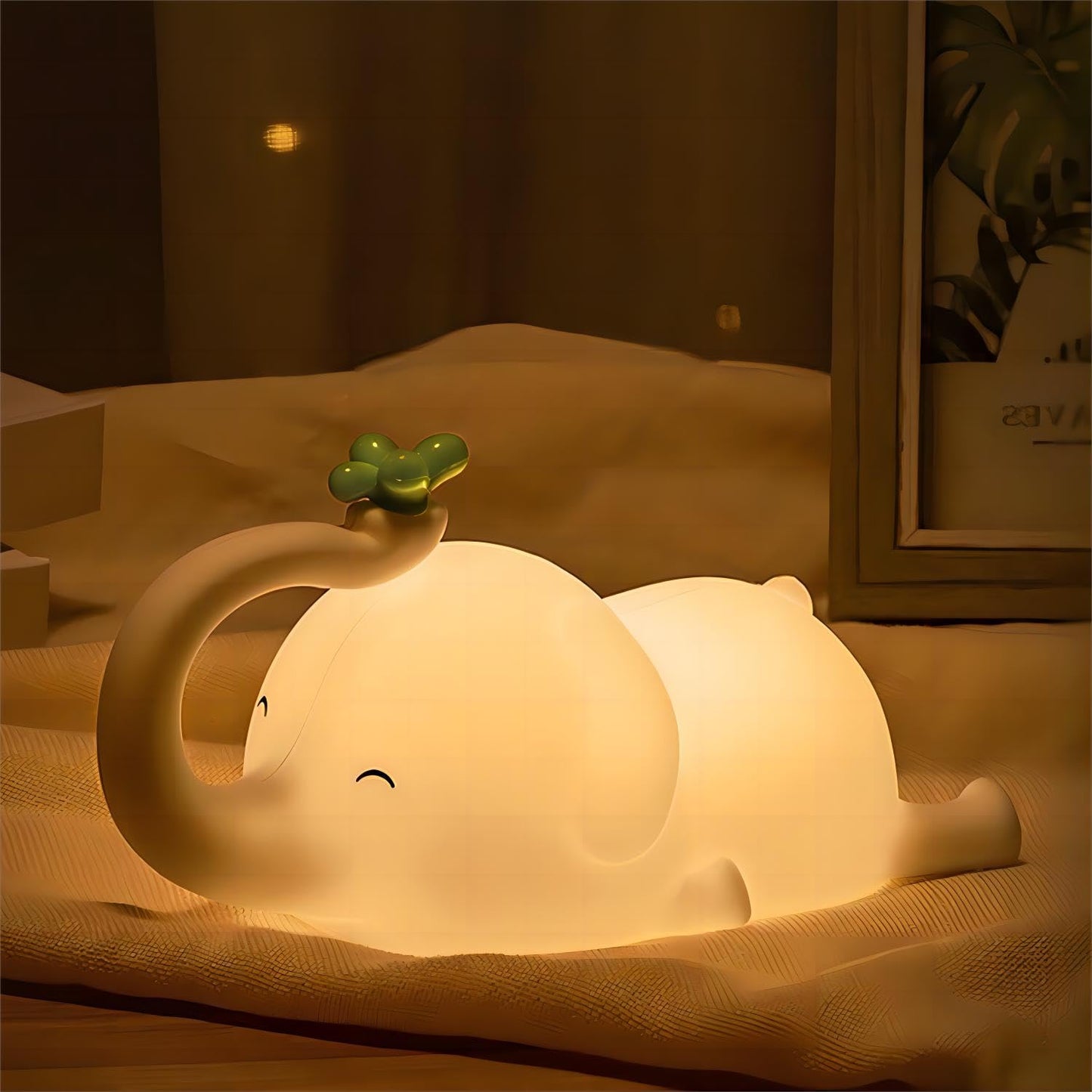 Cute Frog Night Light for Kids, Color Changeable Soft Silicone Sleeping Night Lamp for Nursery, Dimmable Timer Rechargeable Colorful Baby's Light Room Decor Children Gifts