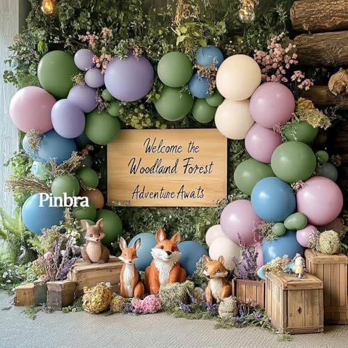 Dusty Blue Tan Balloon Garland Double Stuffed Slate Pastel Blue Brown Nude White Sand Latex Balloons Arch Kit for Neutral Baby Shower Birthday Bridal Wedding Bear Theme Party Decorations
