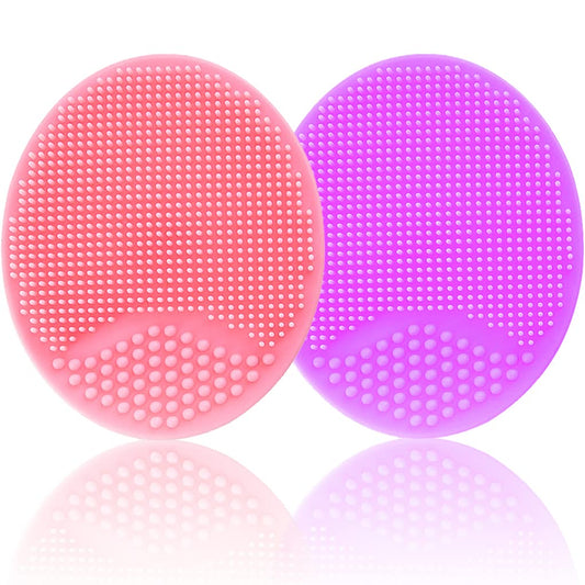 Baby Bath Brush, Baby Cradle Cap Brush, Silicone Massage Brush, Silicone Scrubbers Exfoliator Brush, Skin Scrubber Baby Essential for Dry Skin, Cradle Cap and Eczema (Small-4PCS)