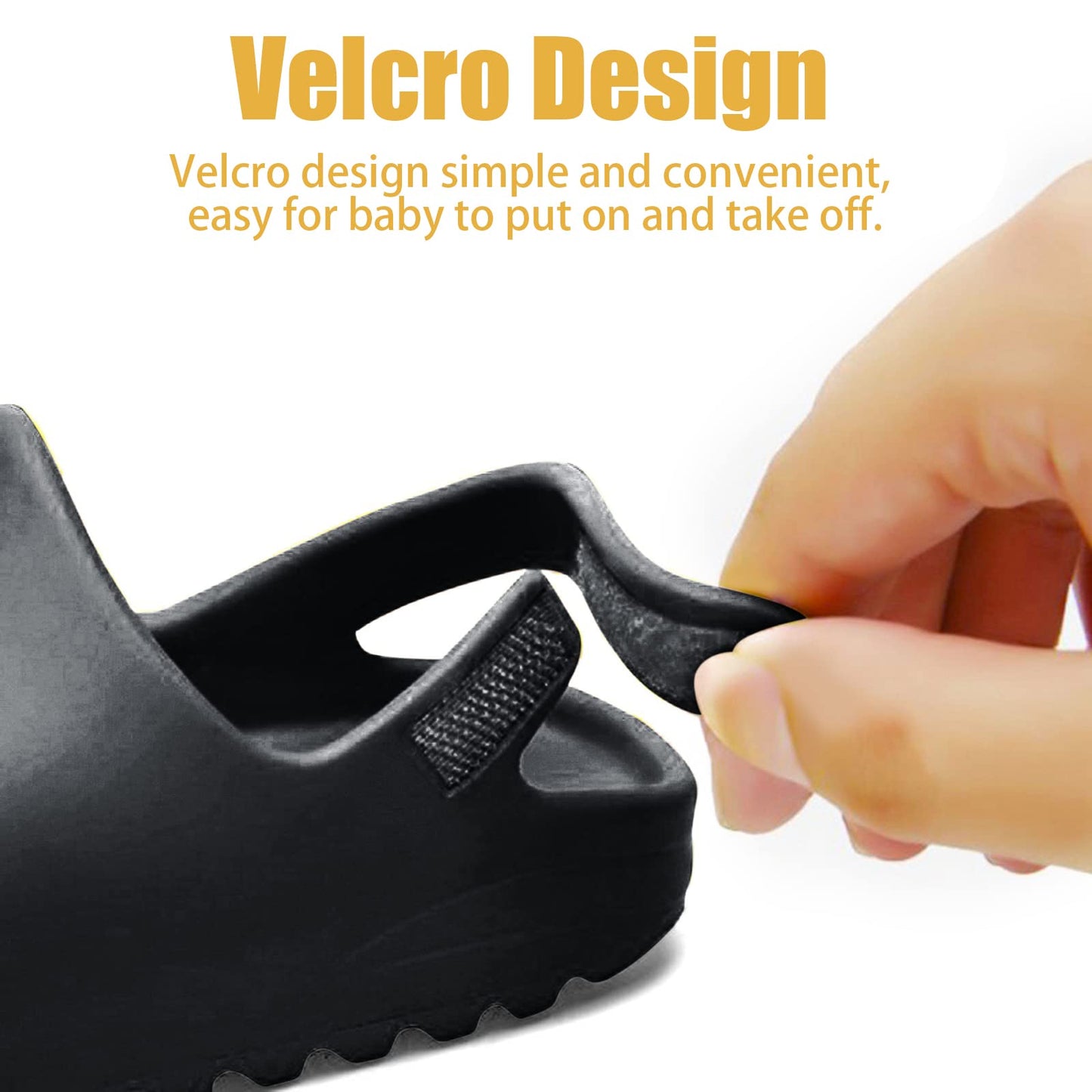bolukets Toddler Little Kids Slides Sandals, Summer Slip On Lightweight Slippers for Boys and Girls, Beach Pool Anti-Slip Water Shoes Indoor Outdoor Sandals
