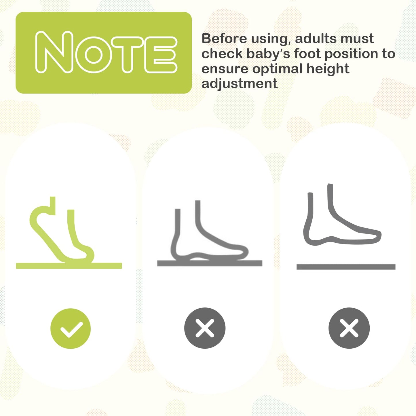 BABY JOY Baby Jumpers and Bouncers, Infant Activity Center with Music Lights Sounds, 360° Rotating Seat and 3 Adjustable Heights, Baby Play and Learning Center for 6-12 Months