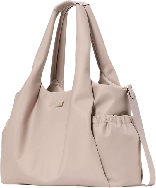 kate spade new york Carter Large Diaper Baby Bag Tote (Cozy Grey)