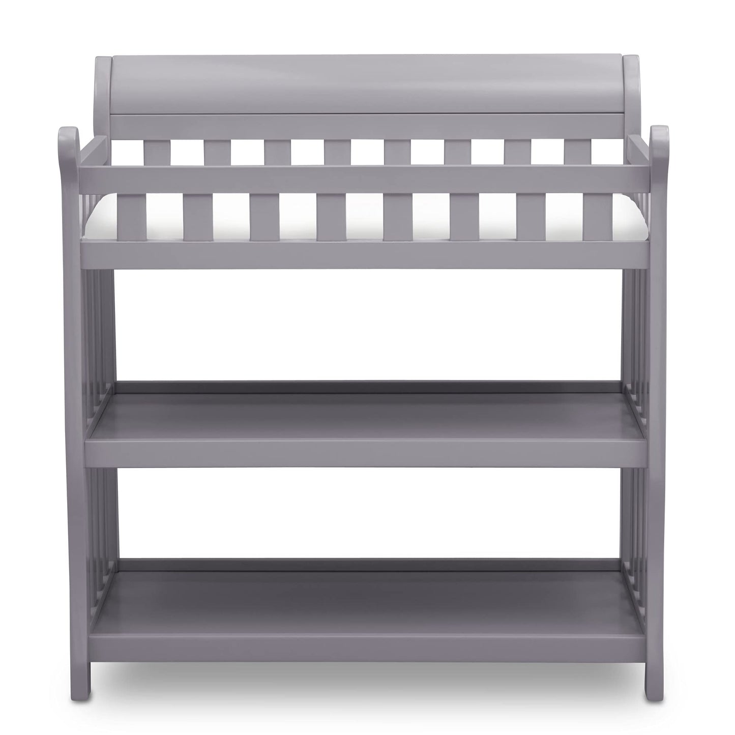 Delta Children Eclipse Changing Table with Changing Pad, White