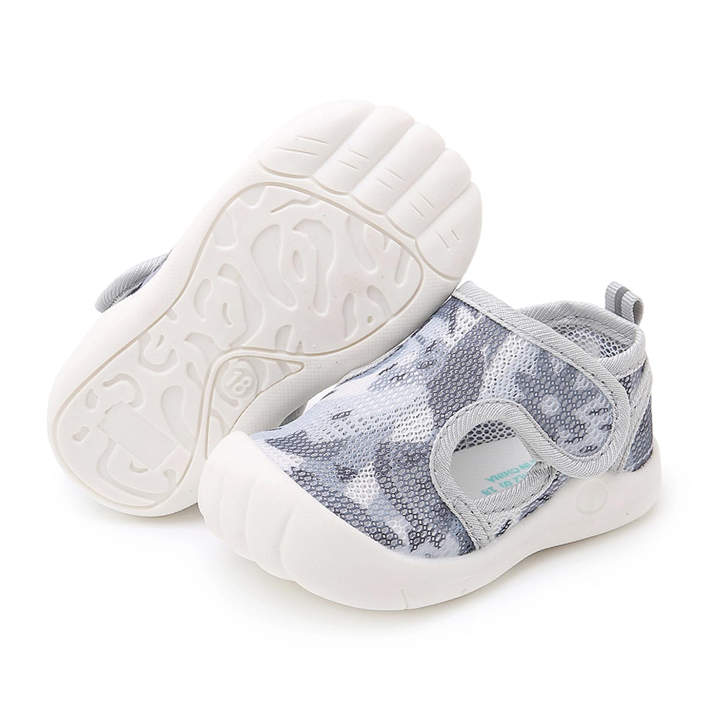 RVROVIC Boys Girls Athletic Sports Sandals Open-Toe Breathable Rubber Sole Beach Water Shoes for Toddler
