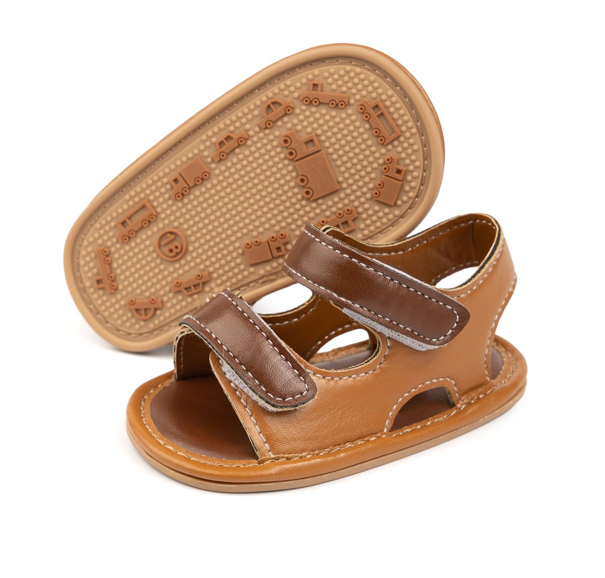 Miamooi Infant Baby Boys Girls Summer Beach Sandals Non Slip Soft Rubber Sole Toddler Outdoor Closed-Toe First Walker Shoes