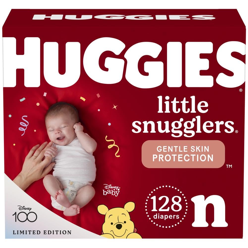 Huggies Newborn Diapers, Little Snugglers Baby Diapers, Size Newborn (up to 10 lbs), 31 Count