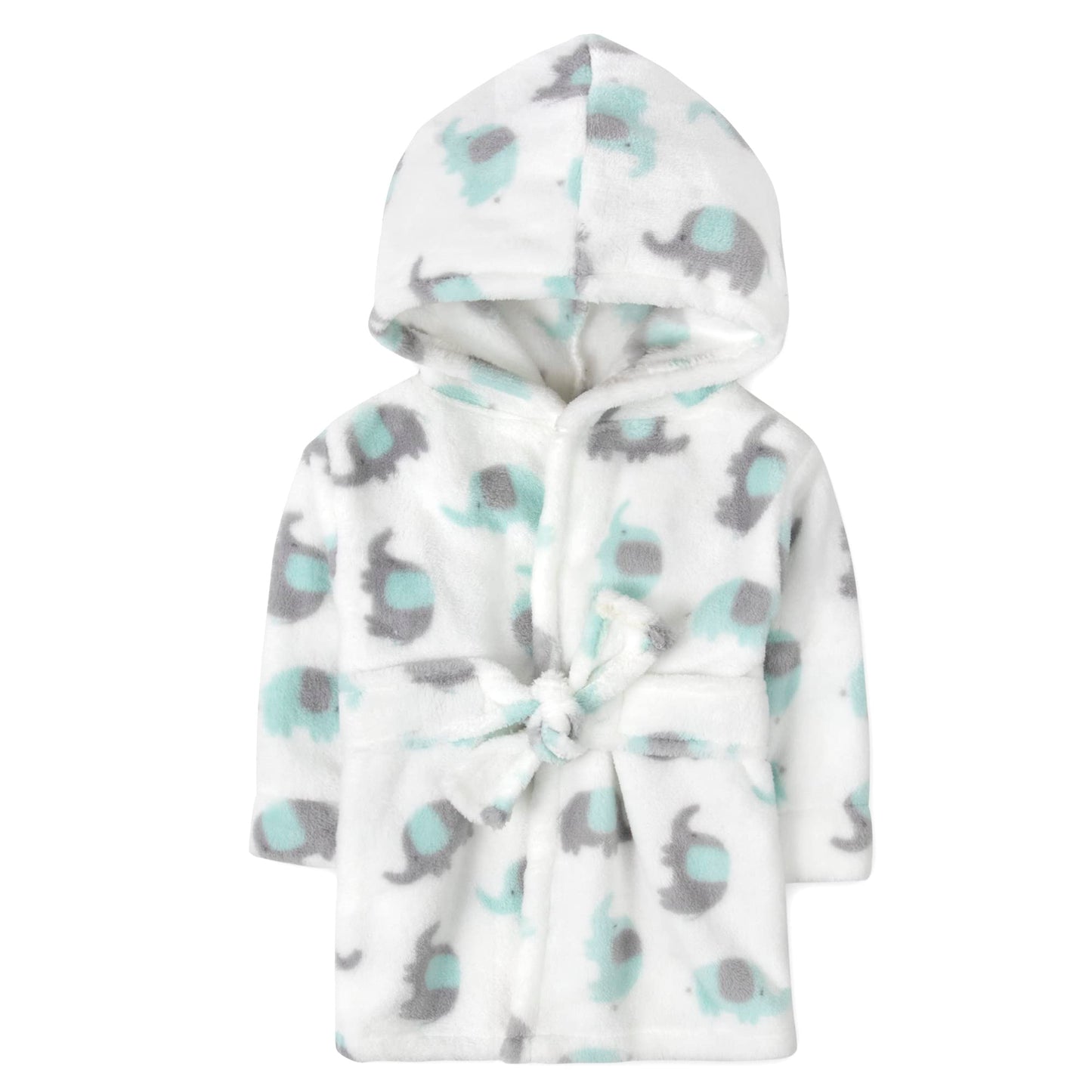 Baby and Infant Bath Robe with Hood and Baby Beach Cover Up for Boys and Girls 0-9 Months (Enchanted Evening)
